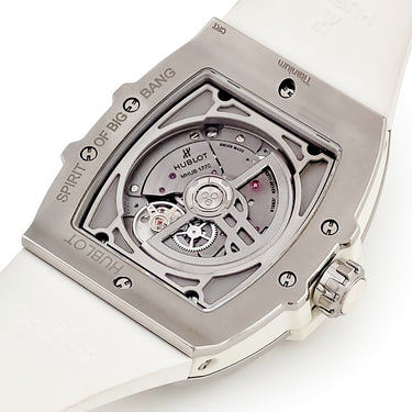 腕時計 ウブロ HUBLOT スピリット オブ ビッグバン ムーンフェイズ チタニウム 647.NE.2070.RW.1604 自動巻き メンズ 純正ダイヤ