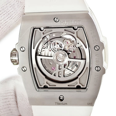 腕時計 ウブロ HUBLOT スピリット オブ ビッグバン ムーンフェイズ チタニウム 647.NE.2070.RW.1604 自動巻き メンズ 純正ダイヤ