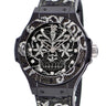 腕時計 ウブロ HUBLOT ビッグバン ブロイダリー セラミック 343.CS.6570.NR.BSK16 自動巻き レディース 純正ダイヤ 黒 スカル 限定