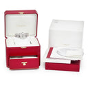腕時計 カルティエ Cartier ミスパシャ WJ124018 クオーツ レディース K18WG無垢 純正ダイヤ シルバー サンレイ 青針