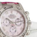 腕時計 ロレックス ROLEX コスモグラフ デイトナ ビーチ 116519 K番 自動巻き メンズ K番 K18WG無垢 ピンク シェル クロノグラフ