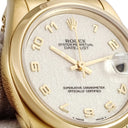 腕時計 ロレックス ROLEX デイトジャスト 31 68248 W番 自動巻き レディース W番 K18YG無垢 コンピューター アラビア オイスターブレス
