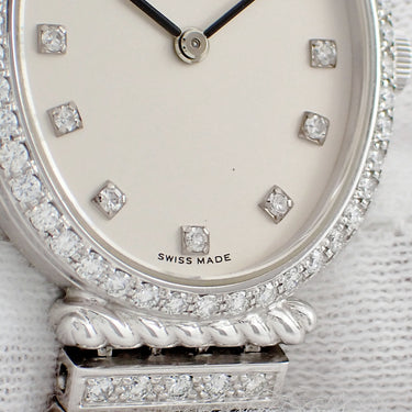 腕時計 オーデマピゲ AUDEMARS PIGUET ドレスウォッチ オーバル 79273BC.ZZ.9034BC.01 手巻き レディース K18WG無垢 純正ダイヤ ヴィンテージ