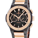 腕時計 ウブロ HUBLOT クラシックフュージョン インテグレーテッド クロノグラフ 520.CO.1180.CO 自動巻き メンズ K18KG×チタン