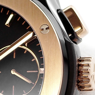 腕時計 ウブロ HUBLOT クラシックフュージョン インテグレーテッド クロノグラフ 520.CO.1180.CO 自動巻き メンズ K18KG×チタン
