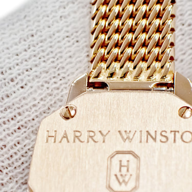 腕時計 ハリーウィンストン Harry Winston エメラルド EMEQHM18RR002 クオーツ レディース K18RG無垢 純正ダイヤ シルバー サンレイ