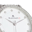 腕時計 ブランパン BLANCPAIN ヴィルレ ウルトラスリム 6102-4628-MMB 自動巻き レディース 純正ダイヤ ホワイト ラウンド