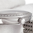 腕時計 ブランパン BLANCPAIN ヴィルレ ウルトラスリム 6102-4628-MMB 自動巻き レディース 純正ダイヤ ホワイト ラウンド