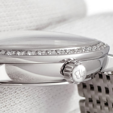 腕時計 ブランパン BLANCPAIN ヴィルレ ウルトラスリム 6102-4628-MMB 自動巻き レディース 純正ダイヤ ホワイト ラウンド
