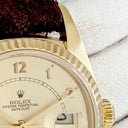 腕時計 ロレックス ROLEX デイトジャスト 36 16018 90番台 自動巻き メンズ 90番台 K18YG無垢 ボイラーゲージ シャンパン ヴィンテージ