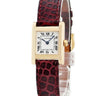 腕時計 カルティエ Cartier タンク ノーマル クォーツ SM 84710502 クオーツ レディース K18YG無垢 ノルマル 青針 ローマン