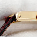 腕時計 カルティエ Cartier タンク ノーマル クォーツ SM 84710502 クオーツ レディース K18YG無垢 ノルマル 青針 ローマン