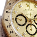 腕時計 ロレックス ROLEX コスモグラフ デイトナ 16528G E番 自動巻き メンズ E番 K18YG無垢 純正ダイヤ シャンパン 逆6
