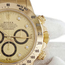 腕時計 ロレックス ROLEX コスモグラフ デイトナ 16528G E番 自動巻き メンズ E番 K18YG無垢 純正ダイヤ シャンパン 逆6