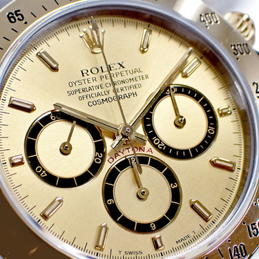 腕時計 ロレックス ROLEX コスモグラフ デイトナ 16523 L番 自動巻き メンズ L番 逆6 K18YG×SS コンビ シャンパン エルプリメロ