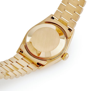 腕時計 ロレックス ROLEX デイトジャスト 68278 L番 自動巻き メンズ レディース OH済 L番 K18YG無垢 純正ダイヤ&サファイア パヴェ