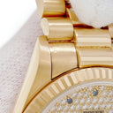腕時計 ロレックス ROLEX デイトジャスト 68278 L番 自動巻き メンズ レディース OH済 L番 K18YG無垢 純正ダイヤ&サファイア パヴェ