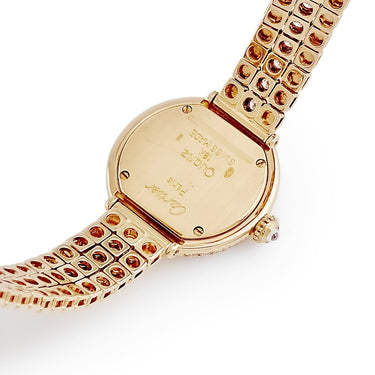 腕時計 カルティエ Cartier クドレ コリゼ ウォッチ SM クオーツ レディース メーカーOH済 K18YG無垢 純正ダイヤ 青針 ローマン