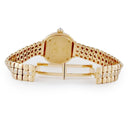 腕時計 カルティエ Cartier クドレ コリゼ ウォッチ SM クオーツ レディース メーカーOH済 K18YG無垢 純正ダイヤ 青針 ローマン
