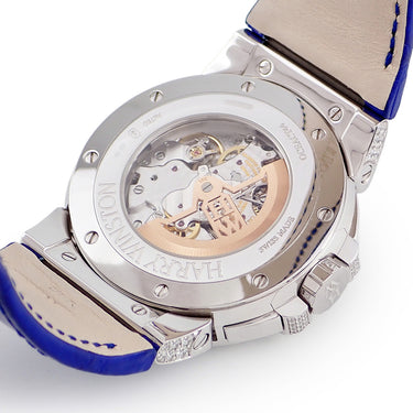 腕時計 ハリーウィンストン Harry Winston オーシャン トリレトロ クロノグラフ OCEACT44WW002 自動巻き メンズ K18WG無垢 純正ダイヤ