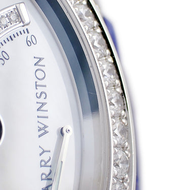 腕時計 ハリーウィンストン Harry Winston オーシャン トリレトロ クロノグラフ OCEACT44WW002 自動巻き メンズ K18WG無垢 純正ダイヤ