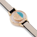 腕時計 ショパール CHOPARD ハッピーダイヤモンド 209425-5001 クオーツ レディース 新品同様 K18RG無垢 純正ダイヤ シェル リボン