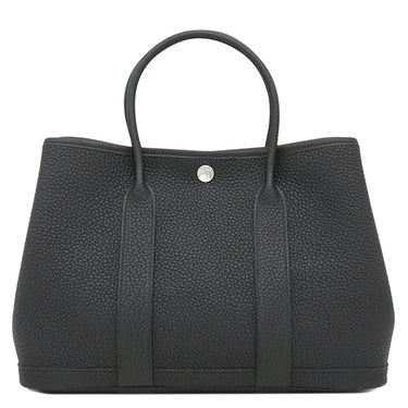 エルメス HERMES ガーデンパーティーTPM 30 ブラック ネゴンダ トートバッグ シルバー金具 新品 未使用 黒 オールレザー 2026年製