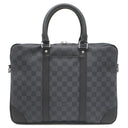 ルイヴィトン LOUIS VUITTON ポルト ドキュマン ヴォワヤージュ PM N40445 ダミエグラフィット ダミエグラフィットキャンバス 2WAYバッグ シルバー金具 ビジネスバッグ