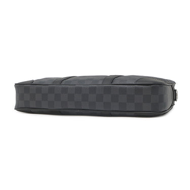 ルイヴィトン LOUIS VUITTON ポルト ドキュマン ヴォワヤージュ PM N40445 ダミエグラフィット ダミエグラフィットキャンバス 2WAYバッグ シルバー金具 ビジネスバッグ