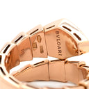 ブルガリ BVLGARI セルペンティ ヴァイパー ダイヤモンド 345217 ピンクゴールド K18PG ダイヤモンド 14038 リング 指輪 18K 750 PG パヴェ シングルコイル 12号