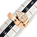 ブルガリ BVLGARI セルペンティ ヴァイパー ダイヤモンド 345217 ピンクゴールド K18PG ダイヤモンド 14038 リング 指輪 18K 750 PG パヴェ シングルコイル 12号