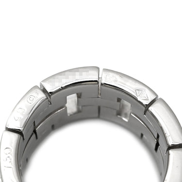 カルティエ Cartier ドラゴン パドロック ブラック×ホワイトゴールド K18WG ダイヤモンド ラッカー #49(JP9) リング 指輪 750 18K WG ダイヤモンド 8.5号