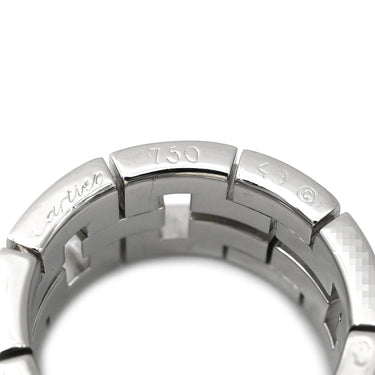 カルティエ Cartier ドラゴン パドロック ブラック×ホワイトゴールド K18WG ダイヤモンド ラッカー #49(JP9) リング 指輪 750 18K WG ダイヤモンド 8.5号