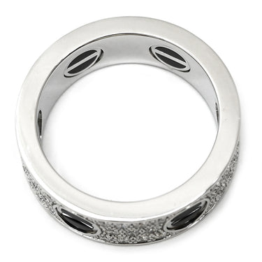 カルティエ Cartier ラブリング パヴェダイヤモンド セラミック B4207652 ブラック×ホワイトゴールド K18WG セラミック ダイヤモンド #52(JP12) リング 指輪 750 18K 18金 12号