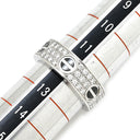 カルティエ Cartier ラブリング パヴェダイヤモンド セラミック B4207652 ブラック×ホワイトゴールド K18WG セラミック ダイヤモンド #52(JP12) リング 指輪 750 18K 18金 12号