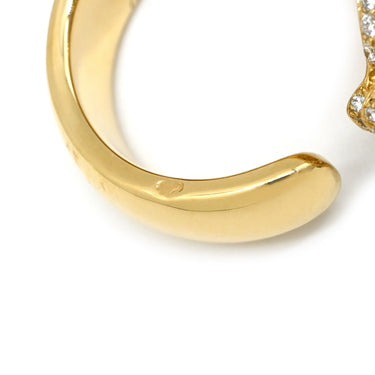 カルティエ Cartier パンテール ドゥ カルティエ MM セミパヴェ N4225000 イエローゴールド K18YG ダイヤモンド オニキス ツァボライト #51(JP11) リング 指輪 750YG オニキス ツァボライト 10号