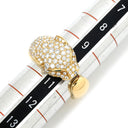 カルティエ Cartier パンテール ドゥ カルティエ MM セミパヴェ N4225000 イエローゴールド K18YG ダイヤモンド オニキス ツァボライト #51(JP11) リング 指輪 750YG オニキス ツァボライト 10号