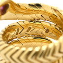 ブルガリ BVLGARI トゥボガス トルマリン ダイヤ イエローゴールド×ピンクゴールド×ホワイトゴールド K18YG K18PG K18WG トルマリン ダイヤモンド リング 指輪 3カラー 750 18K 18金 10号