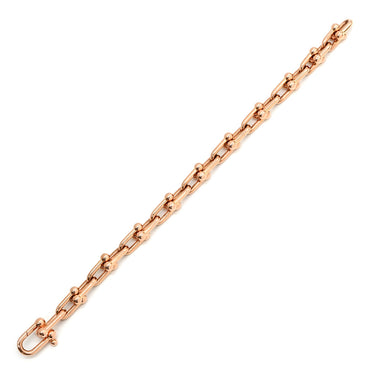 ティファニー Tiffany & Co ハードウェア ミディアム リンク 70881772 ローズゴールド K18PG ブレスレット PG T&Co. 750 18K エクストララージ