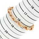ティファニー Tiffany & Co ハードウェア ミディアム リンク 70881772 ローズゴールド K18PG ブレスレット PG T&Co. 750 18K エクストララージ