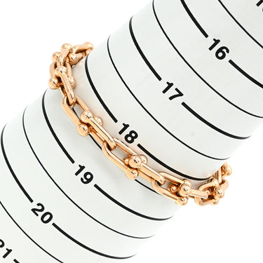 ティファニー Tiffany & Co ハードウェア ミディアム リンク 70881772 ローズゴールド K18PG ブレスレット PG T&Co. 750 18K エクストララージ