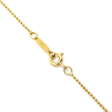 ティファニー Tiffany & Co オーバルキー ツイスト ペンダント イエローゴールド K18YG ネックレス 750 18K YG ボールチェーン