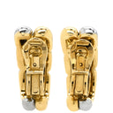 ブルガリ BVLGARI アルベアーレ イエローゴールド×シルバー K18YG ステンレス ピアス 18K 750 18金 K18YG×SS コンビ