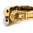 ブルガリ BVLGARI アルベアーレ イエローゴールド×シルバー K18YG ステンレス ピアス 18K 750 18金 K18YG×SS コンビ