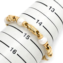 ブルガリ BVLGARI パッソドッピオ パール パールホワイト×イエローゴールド K18YG パール ブレスレット 18K 750 18金 YG