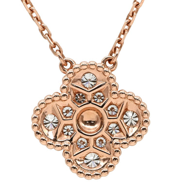ヴァンクリーフアーペル Van Cleef & Arpels ヴィンテージアルハンブラ ペンダント VCARP2R300 ローズゴールド K18PG ダイヤモンド ネックレス Au750 PG 12粒 ダイヤ