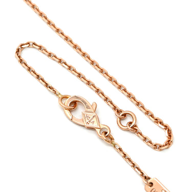 ヴァンクリーフアーペル Van Cleef & Arpels ヴィンテージアルハンブラ ペンダント VCARP2R300 ローズゴールド K18PG ダイヤモンド ネックレス Au750 PG 12粒 ダイヤ