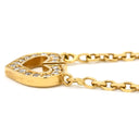カルティエ Cartier Ｃハート ダイヤ イエローゴールド K18YG ダイヤモンド ネックレス 18金 18K 750YG