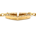 カルティエ Cartier Ｃハート ダイヤ イエローゴールド K18YG ダイヤモンド ネックレス 18金 18K 750YG