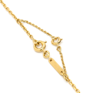 カルティエ Cartier Ｃハート ダイヤ イエローゴールド K18YG ダイヤモンド ネックレス 18金 18K 750YG